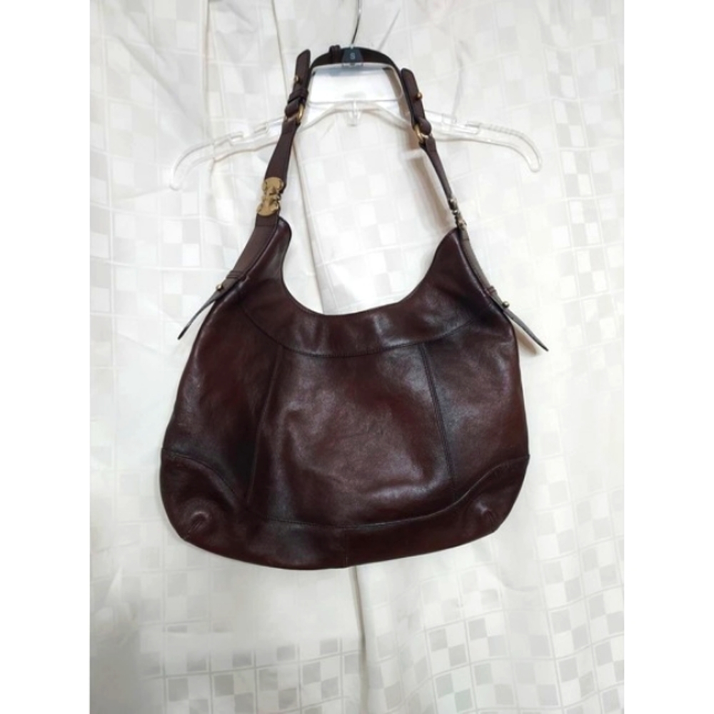 Brown Alfani Genuine Leather Shoulder Bag